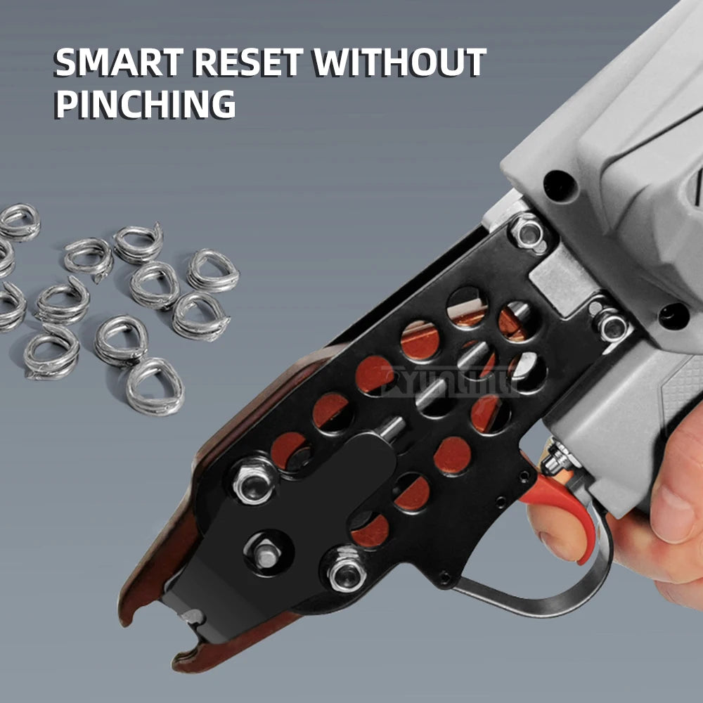 20V Cordless C-Ring Gun – Makita Battery Compatible, Includes 400 C-Rings (760 Tie, 7C/7E)