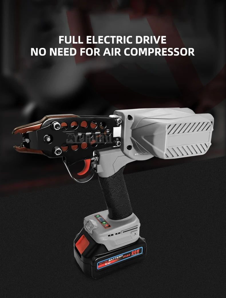 20V Cordless C-Ring Gun – Makita Battery Compatible, Includes 400 C-Rings (760 Tie, 7C/7E)