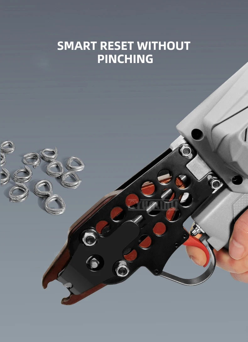 20V Cordless C-Ring Gun – Makita Battery Compatible, Includes 400 C-Rings (760 Tie, 7C/7E)