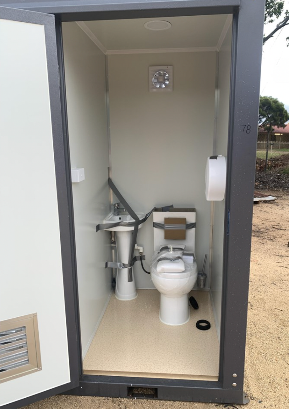 Double Toilet Block